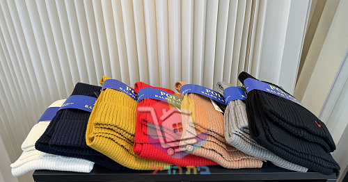 סט כובע וצעיף Polo Ralph Lauren בשבעה גוונים 58