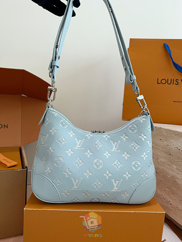 תיק Louis Vuitton Boulogne מעור Monogram Empreinte, תכלת, תמונה 3