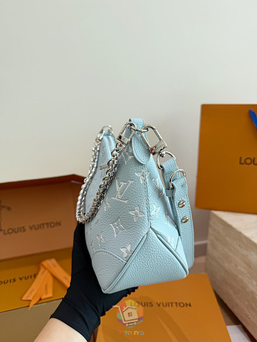 תיק Louis Vuitton Boulogne מעור Monogram Empreinte, תכלת, תמונה 5