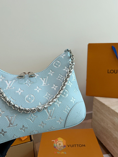 תיק Louis Vuitton Boulogne מעור Monogram Empreinte, תכלת, תמונה 6