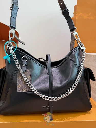 תיק Louis Vuitton CarryAll Cargo Vibe מעור רך, שחור, תמונה 7