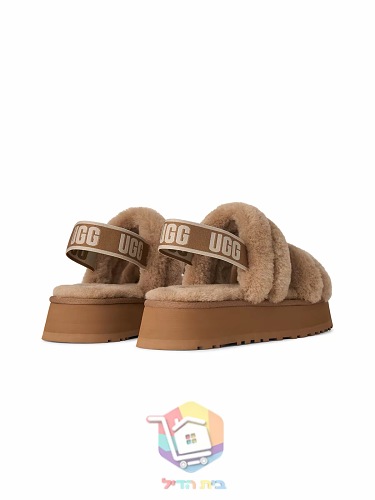 כפכפי UGG Fluff מפרוות כבש בארבעה גוונים 22