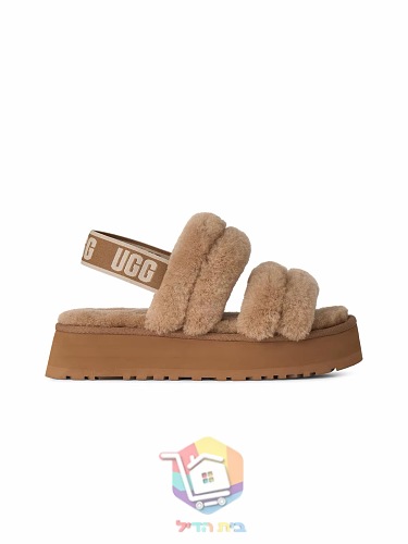 כפכפי UGG Fluff מפרוות כבש בארבעה גוונים 24