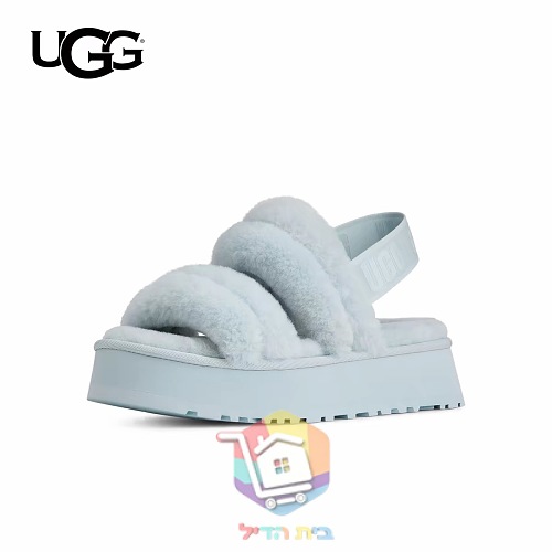 כפכפי UGG Fluff מפרוות כבש בארבעה גוונים 25