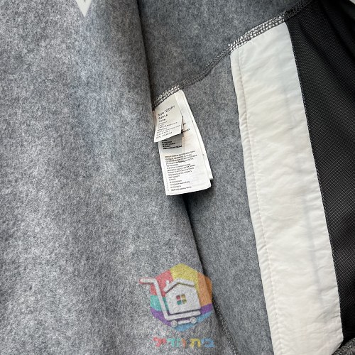 קפוצ'ון פליז Canada Goose ברוכסן מלא, אפור 4