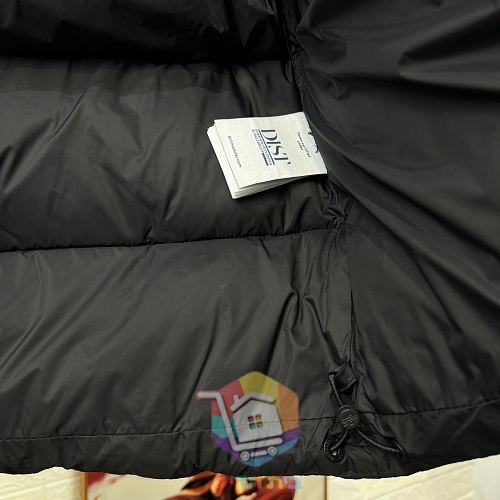 מעיל פוך Moncler עם צווארון עומד, תכלת או שחור, תמונה 5