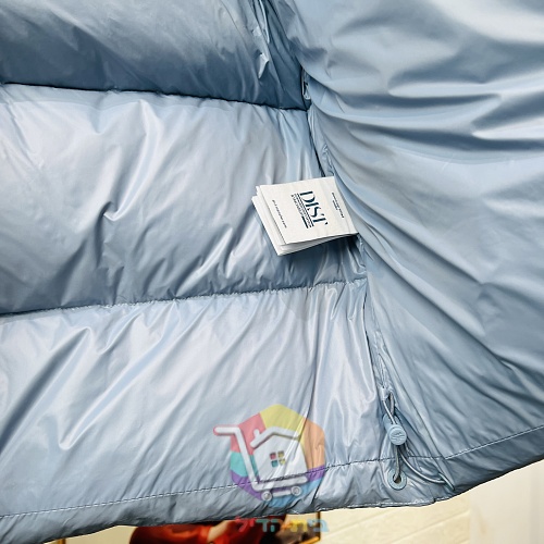מעיל פוך Moncler עם צווארון עומד, תכלת או שחור, תמונה 14