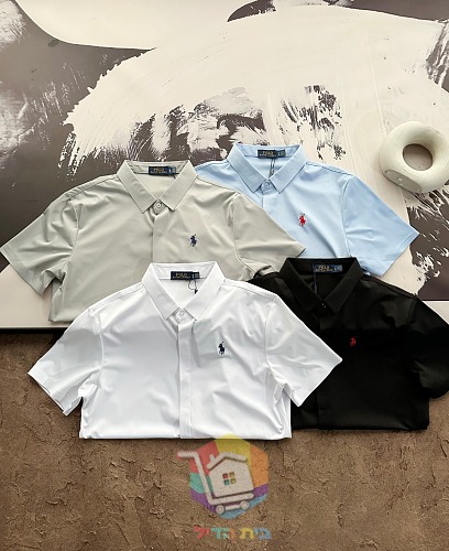 חולצת Polo Ralph Lauren עם שרוול קצר בארבעה גוונים 8