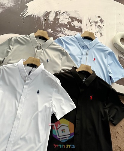 חולצת Polo Ralph Lauren עם שרוול קצר בארבעה גוונים 17