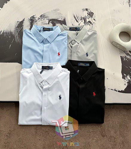 חולצת Polo Ralph Lauren עם שרוול קצר בארבעה גוונים 20