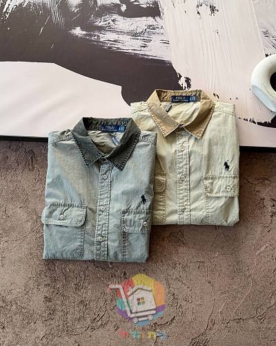 חולצת Polo Ralph Lauren עם שרוול קצר בשני גוונים 15