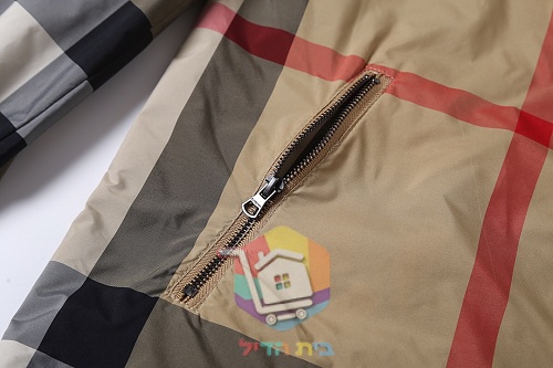 ז'קט Burberry עם קפוצ'ון במשבצות 2