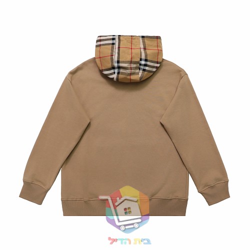קפוצון Burberry עם בטנת משבצות בשני גוונים 8