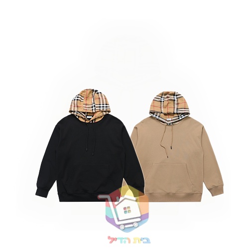 קפוצון Burberry עם בטנת משבצות בשני גוונים 12