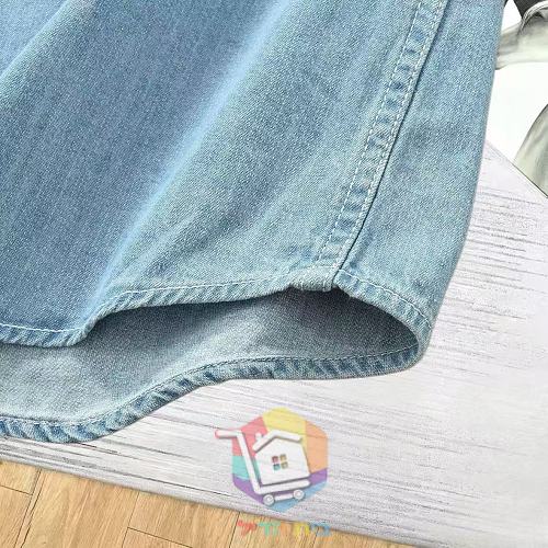 PRADA Jeanshemd mit kurzen Ärmeln 2