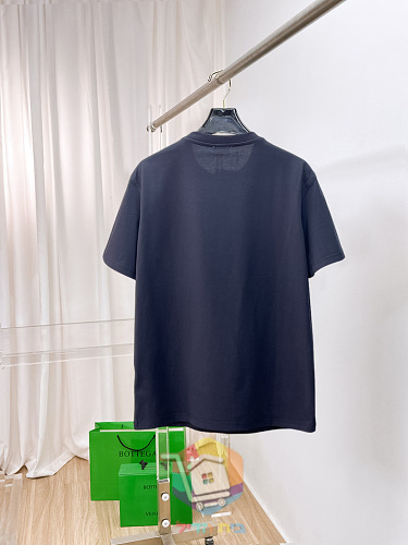 T-Shirt Burberry mit blauem Logo, zwei Farben