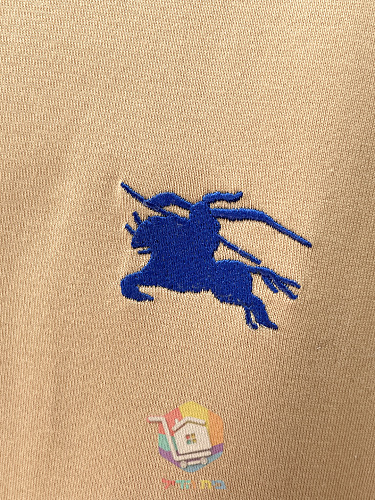 T-Shirt Burberry mit blauem Logo, zwei Farben 11
