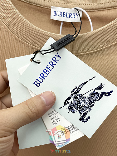 T-Shirt Burberry mit blauem Logo, zwei Farben 14
