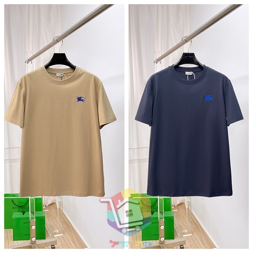 T-Shirt Burberry mit blauem Logo, zwei Farben 19