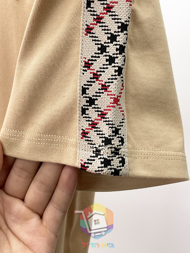 T-Shirt Burberry mit Karostreifen, drei Farben 14