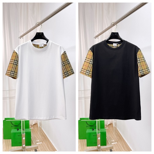 T-Shirt Burberry mit Karoärmeln, zwei Farben 20
