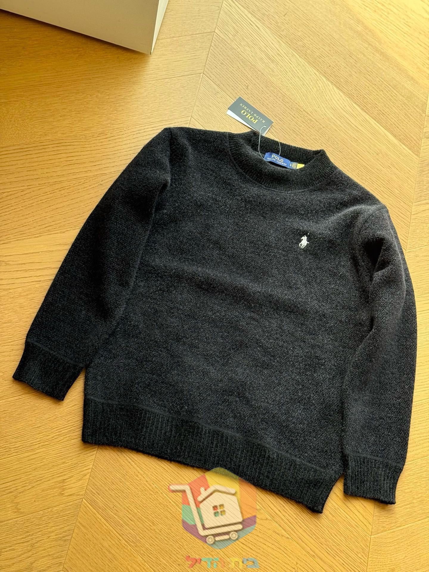 סוודר Polo Ralph Lauren בצווארון עגול בארבעה גוונים