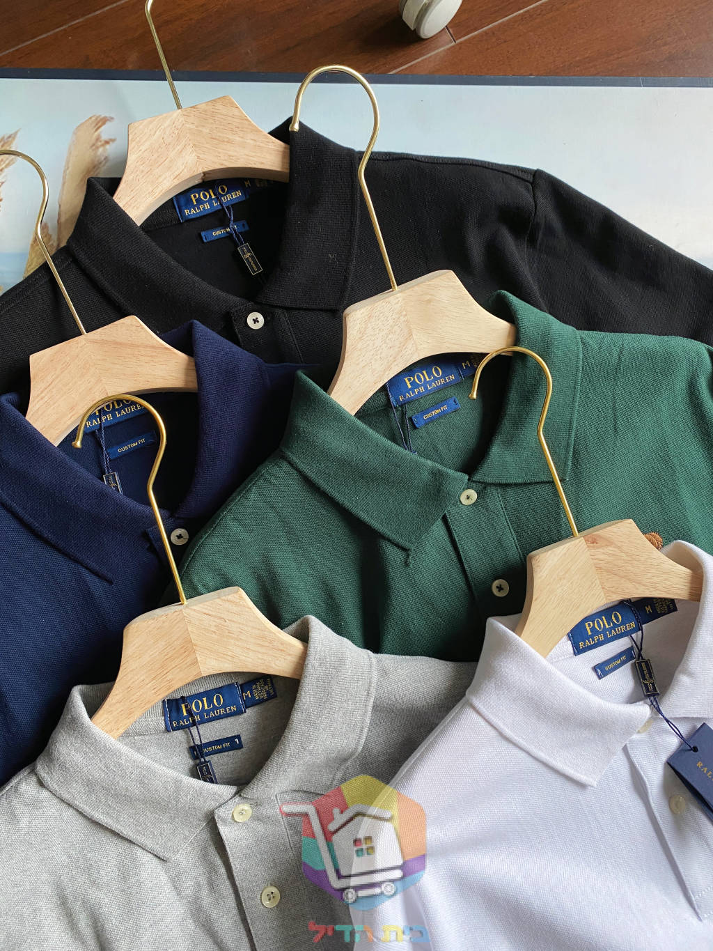 Ralph Lauren Poloshirt mit gesticktem Bären