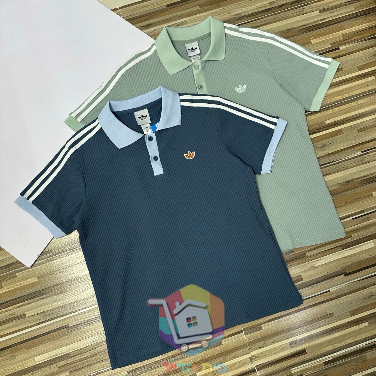 Poloshirt adidas in Waffelstrick