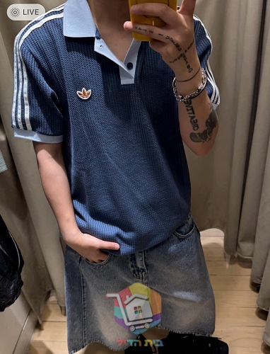 Poloshirt adidas in Waffelstrick 14