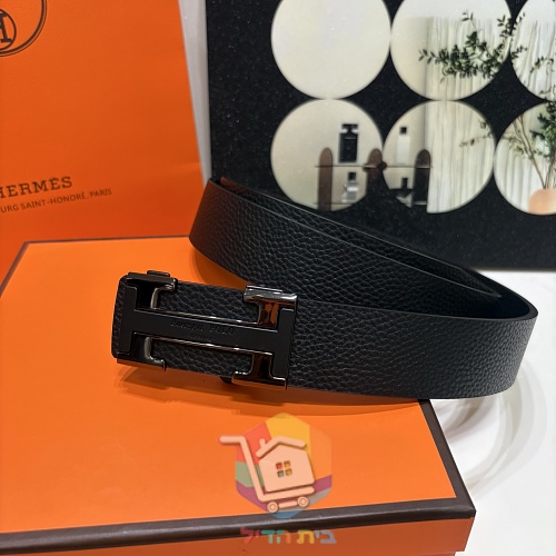 Ledergürtel Hermes mit H-Schnalle 3