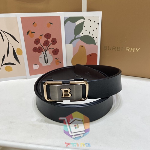 Ledergürtel Burberry mit Automatikschnalle 11