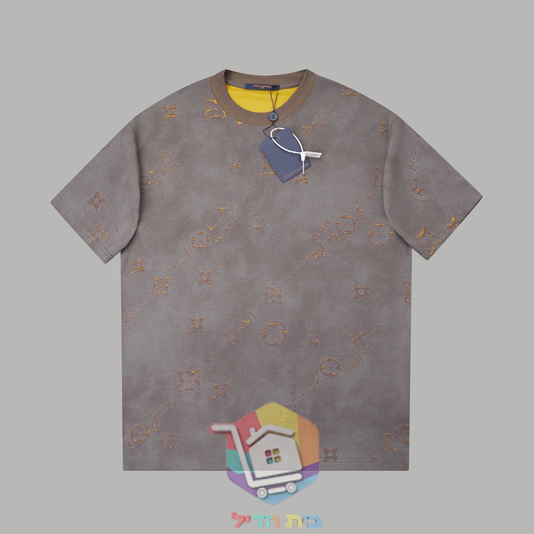 T-Shirt Louis Vuitton mit Monogramm