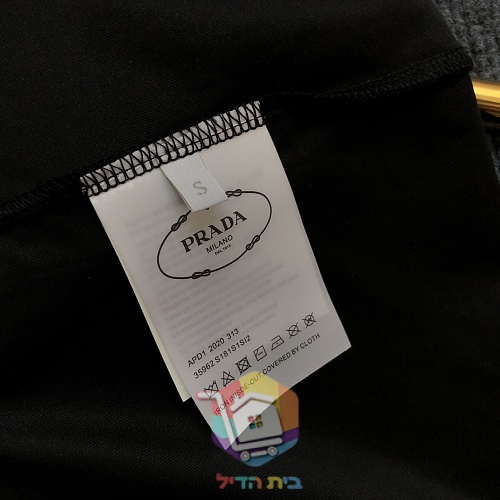 T-Shirt PRADA mit PRADA MILANO Stickerei 3