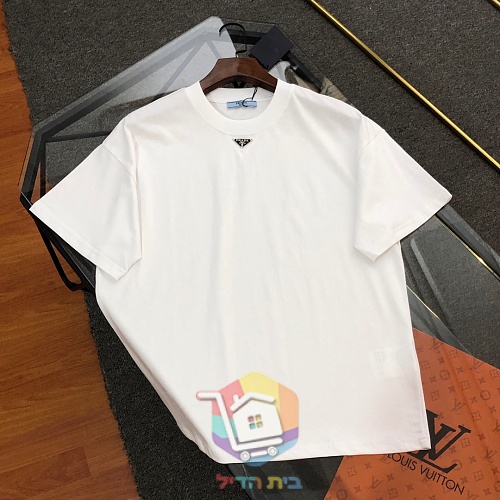 PRADA T-Shirt mit Dreieck-Logo 20