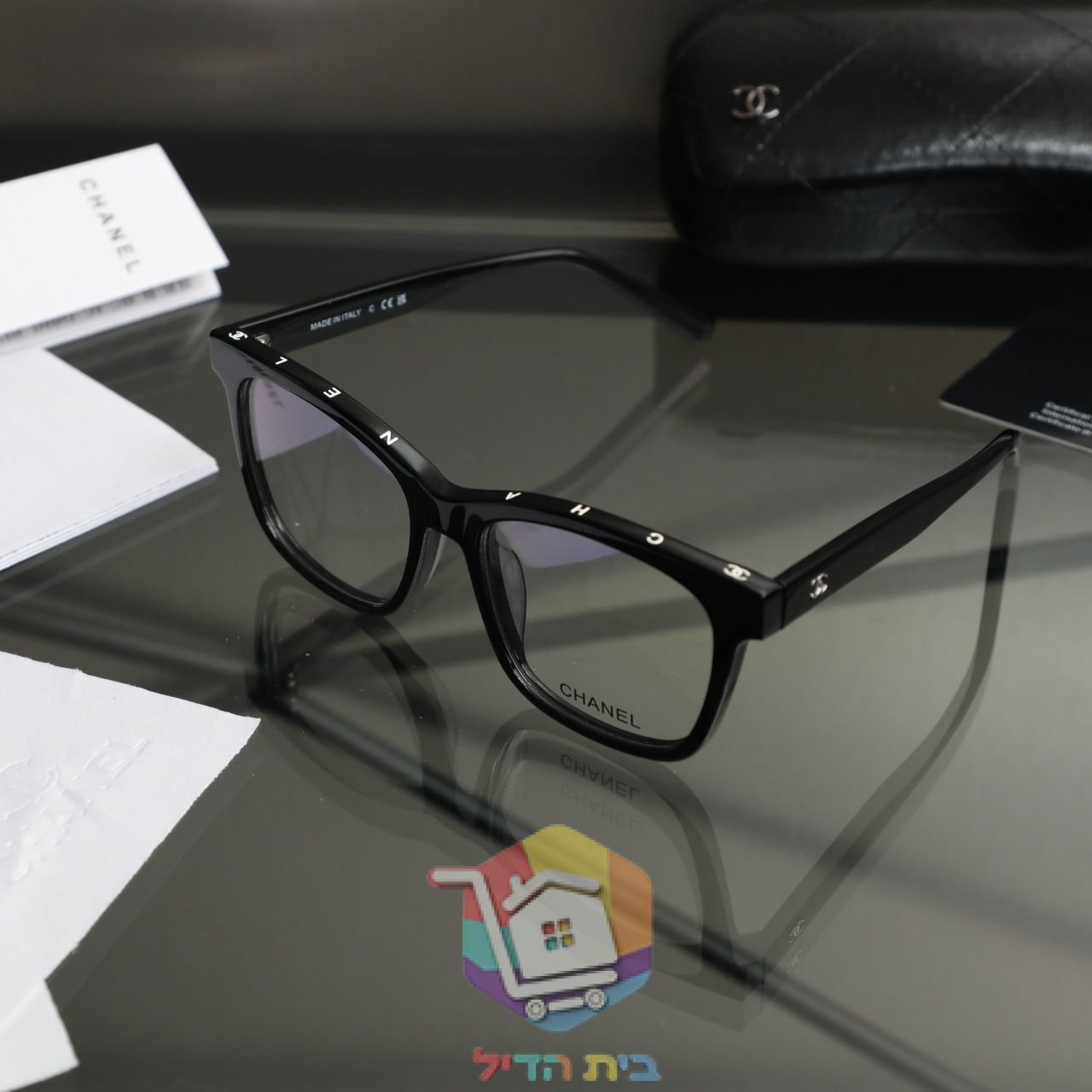 Chanel Brille mit eckiger Fassung