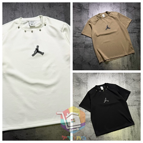 Jordan T-Shirt mit Jumpman-Logo und Nieten am Halsausschnitt 9