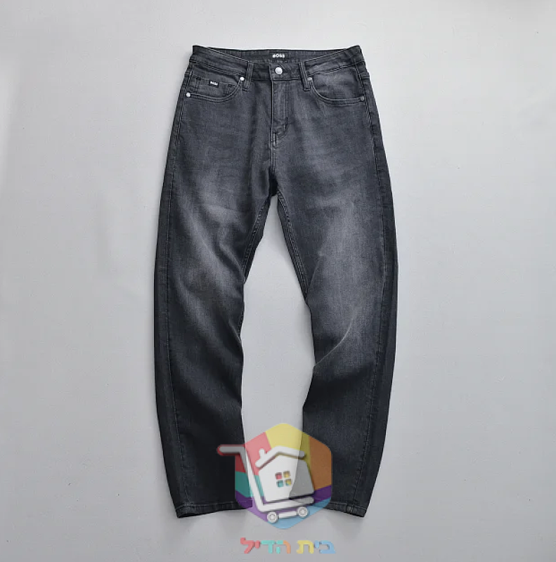 BOSS straight-leg jeans, washed black