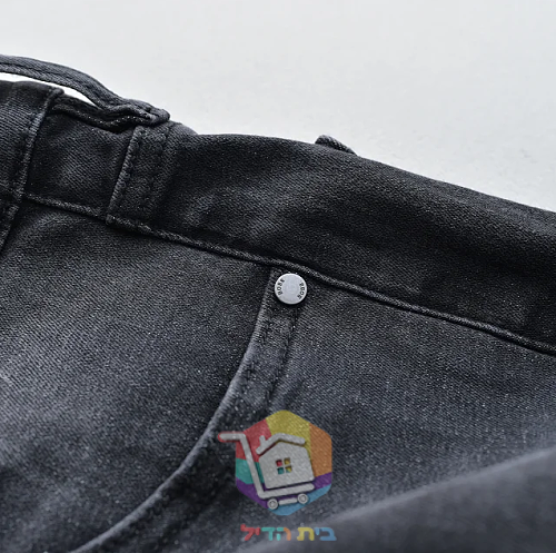 BOSS straight-leg jeans, washed black 4