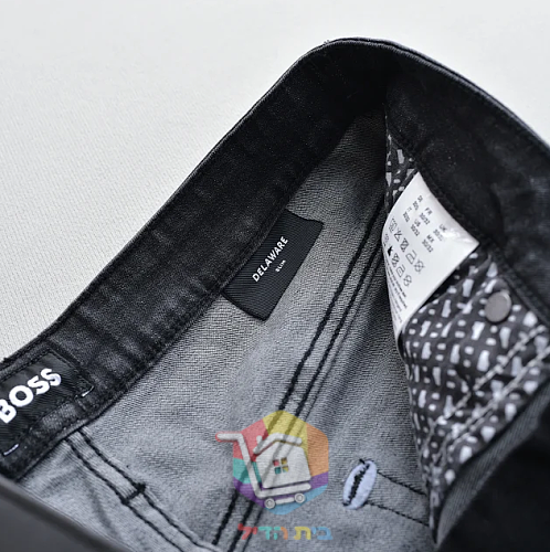 BOSS straight-leg jeans, washed black 9
