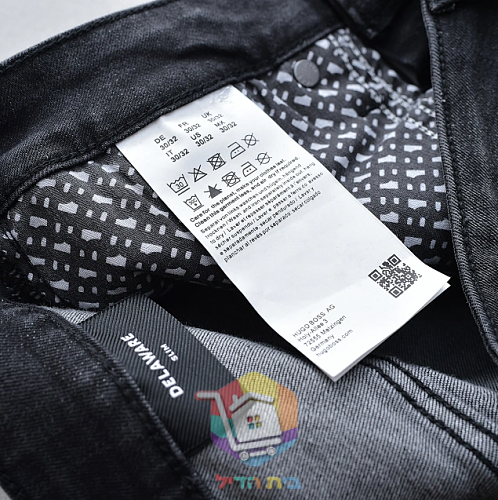 BOSS straight-leg jeans, washed black 11