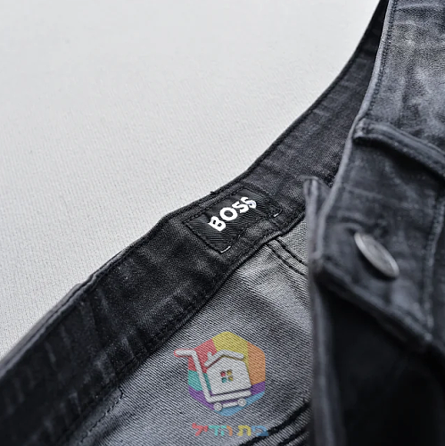 BOSS straight-leg jeans, washed black 13