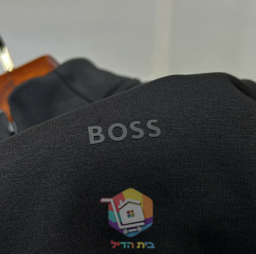 BOSS quarter-zip sweatshirt, black 16