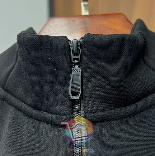 BOSS quarter-zip sweatshirt, black 17