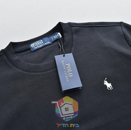 Polo Ralph Lauren sweatshirt with a sleeve patch, black or navy 13