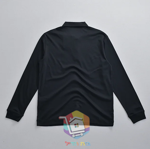 Prada long-sleeve polo shirt, black or navy 12