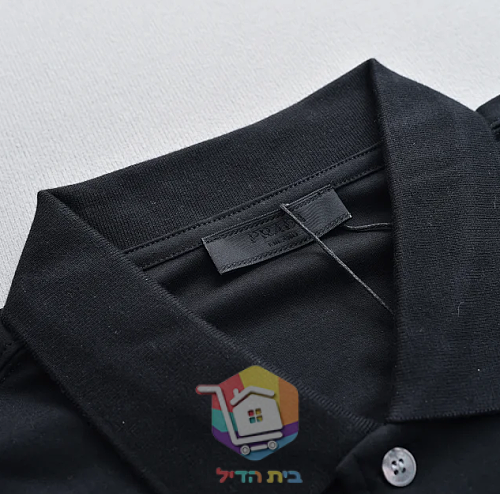 Prada long-sleeve polo shirt, black or navy 16