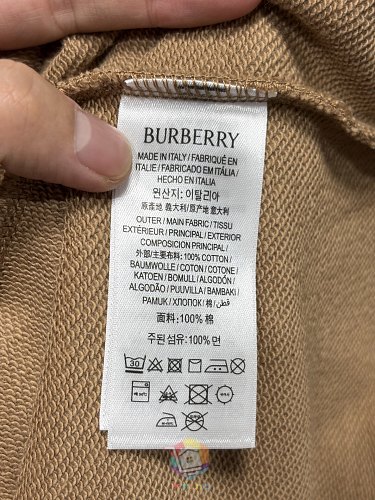 קפוצ'ון Burberry עם בטנת משבצות בקפוצ'ון, שחור, לבן או קאמל, תמונה 4