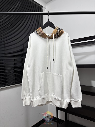 קפוצ'ון Burberry עם בטנת משבצות בקפוצ'ון, שחור, לבן או קאמל, תמונה 19