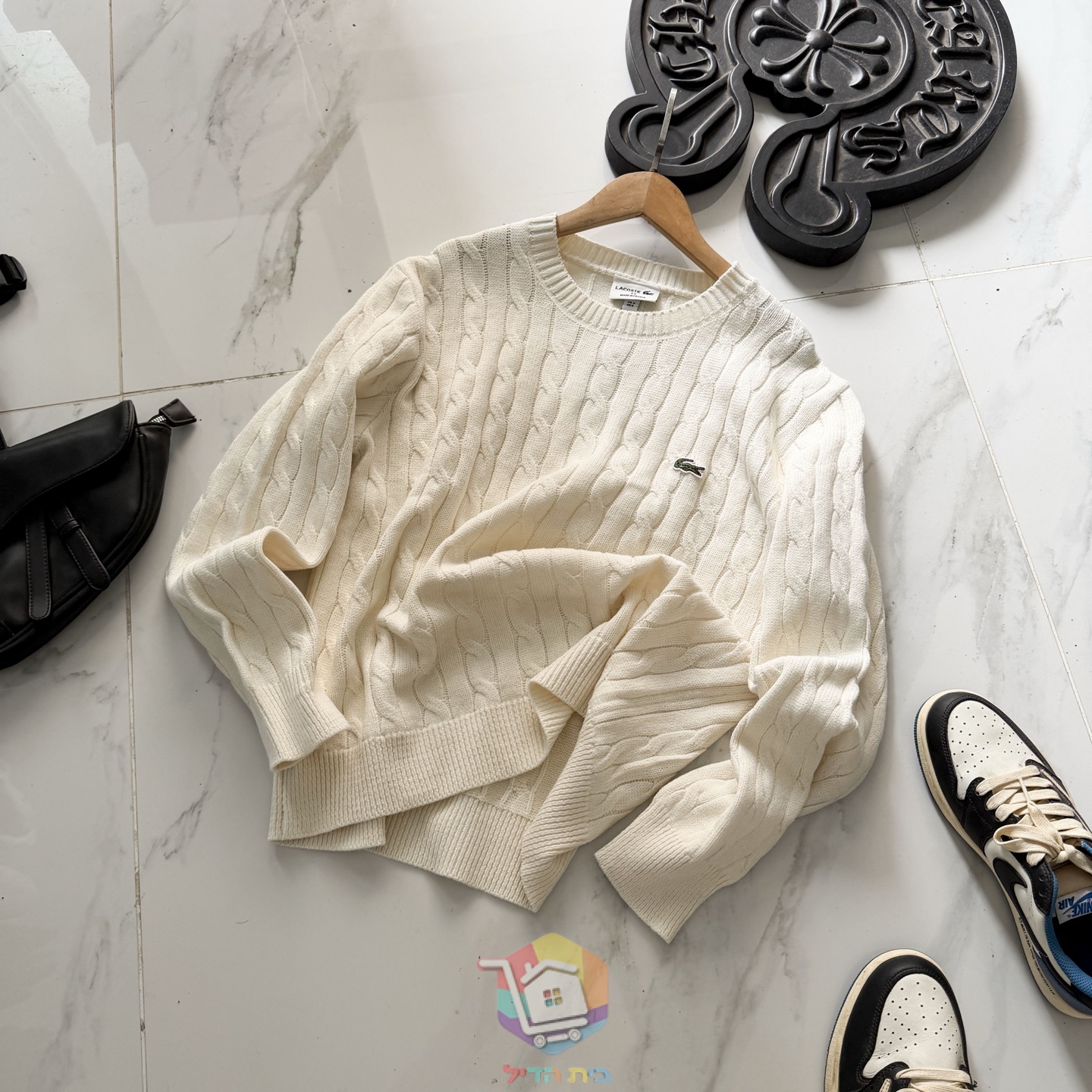 Lacoste Zopfstrickpullover, fünf Farben