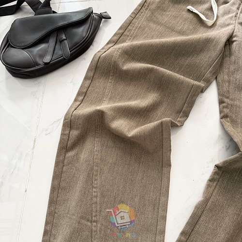 מכנסיים רחבים Lacoste, חאקי, חום או שחור, תמונה 2